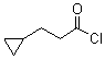 CAS # 56105-20-5, Cyclopropanepropanoyl chloride, 3-Cyclopropylpropanoyl chloride, 3-Cyclopropylpropionyl chloride, Cyclopropanepropionyl chloride