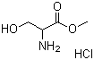 structure of CAS# 5619-04-5, DL-丝氨酸甲酯盐酸盐