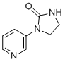 structure of CAS# 56205-14-2, 1-(吡啶-3-基)咪唑烷-2-酮