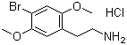 structure of CAS# 56281-37-9, 4-溴-2,5-二甲氧基苯乙胺盐酸盐