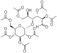 CAS # 56285-96-2, 4-O-(2,3,4,6-Tetra-O-acetyl-alpha-D-glucopyranosyl)-D-glucose 2,3,6-triacetate