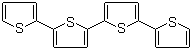 CAS # 5632-29-1, 2,2':5',2'':5'',2'''-Quaterthiophene, 2,2':5',2'':5'',2'''-Tetrathiophene, NSC 700135, Quaterthiophene, Tetrathiophene