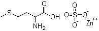structure of CAS# 56329-42-1, 蛋氨酸锌硫酸盐