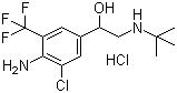 CAS 登录号：56341-08-3, 盐酸马布特罗, 盐酸马布台诺, 1-[4-氨基-3-氯-5-(三氟甲基)苯基]-2-(叔丁基氨基)乙醇盐酸盐