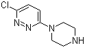 structure of CAS# 56392-83-7, 1-(6-氯哒嗪-3-基)哌嗪