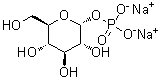 structure of CAS# 56401-20-8, alpha-D-Glucose 1-phosphate disodium salt