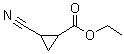 structure of CAS# 56447-11-1, Ethyl 2-cyanocyclopropanecarboxylate