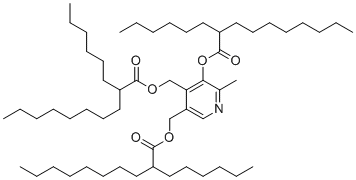 structure of CAS# 564478-51-9, Pyridoxine tris-hexyldecanoate