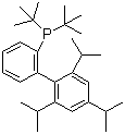 CAS # 564483-19-8, 2-Di-tert-butylphosphino-2',4',6'-triisopropylbiphenyl, Palladium (methanesulfonato-?O)[2'-(methylamino)[1,1'-biphenyl]-2-yl]-, compd. with dicyclohexyl[3-(1-methylethoxy)-2',4',6'-tris(1-methylethyl)[1,1'-biphenyl]-2-yl]phosp
