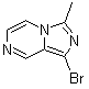 structure of CAS# 56481-29-9, 1-溴-3-甲基咪唑并[1,5-a]吡嗪