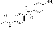 structure of CAS# 565-20-8, N-乙酰基氨苯砜