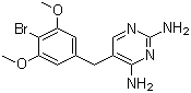 Brodimoprim molecular structure (CAS 56518-41-3)