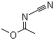 Methyl N-cyanoethanimideate molecular structure (CAS 5652-84-6)