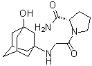 CAS 登录号：565453-39-6, N-(3-羟基金刚烷-1-基)甘氨酰-L-脯氨酰胺