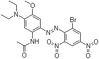 CAS 登录号：56548-64-2 (83929-84-4), 分散蓝 291, N-[2-[(2-溴-4,6-二硝基苯基)偶氮]-5-(二乙氨基)-4-甲氧基苯基]乙酰胺