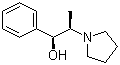 CAS # 56571-91-6 (123620-80-4), (1S,2R)-1-Phenyl-2-(1-pyrrolidinyl)-1-propanol, (1S,2R)-1-Phenyl-2-(1-pyrrolidinyl)propan-1-ol, (1S,2R)-1-Phenyl-2-pyrrolidin-1-yl-propan-1-ol