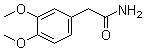 CAS # 5663-56-9, 3,4-Dimethoxyphenylacetamide, 2-(3,4-Dimethoxyphenyl)acetamide, NSC 73172
