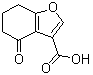 structure of CAS# 56671-28-4, 4,5,6,7-Tetrahydro-4-oxo-3-benzofurancarboxylic acid