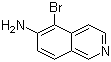 structure of CAS# 566943-98-4, 5-溴异喹啉-6-胺