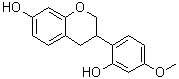CAS # 56701-24-7, (±)-Vestitol, 3,4-Dihydro-3-(2-hydroxy-4-methoxyphenyl)-2H-1-benzopyran-7-ol