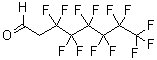 3,3,4,4,5,5,6,6,7,7,8,8,8-Tridecafluorooctanal molecular structure (CAS 56734-81-7)