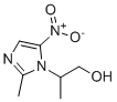 structure of CAS# 56750-04-0, 2-(2-Methyl-5-nitroimidazol-1-yl)propan-1-ol