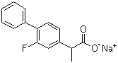 CAS 登录号：56767-76-1, 2-氟-alpha-甲基[1,1'-联苯]-4-乙酸钠盐