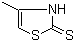 4-Methylthiazole-2(3H)-thione molecular structure (CAS 5685-06-3)