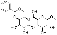 CAS # 56865-31-7, Methyl 4-O-[4,6-O-(phenylmethylene)-beta-D-galactopyranosyl]-beta-D-glucopyranoside