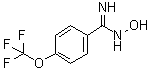 CAS # 56935-71-8, N-Hydroxy-4-(trifluoromethoxy)benzenecarboximidamide, N'-hydroxy-4-(trifluoromethoxy)benzenecarboximidamide