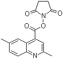 CAS # 569355-30-2, 2,6-Dimethyl-4-quinolinecarboxylic acid N-hydroxysuccinimide ester