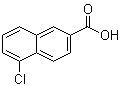structure of CAS# 56961-89-8, 5-Chloro-2-naphthalenecarboxylic acid