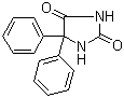 CAS # 57-41-0, 5,5-Diphenylhydantoin, 5,5-Diphenyl-2,4-imidazolidinedione, Phenytoin