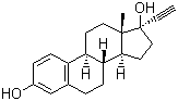 Ethynyl estradiol molecular structure (CAS 57-63-6)