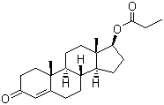 CAS # 57-85-2, Testosterone propionate, Testosterone-17-propionate, 17-(1-Oxopropoxy)-(17b)-androst-4-en-3-one