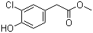 structure of CAS# 57017-95-5, 3-氯-4-羟基苯乙酸甲酯