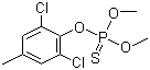 CAS # 57018-04-9, Tolclofos-methyl, O-(2,6-Dichloro-4-methylphenyl) O,O-dimethyl phosphorothioate, 2,6-Dichloro-4-methylphenyl O,O-dimethyl phosphorothioate, Dimethyl O-(2,6-dichloro-4-methylphenyl) phosphorothioate, Rizolex, S-3349