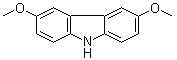 structure of CAS# 57103-01-2, 3,6-Dimethoxy-9H-carbazole