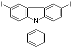 CAS # 57103-21-6, 3,6-Diiodo-9-phenylcarbazole, 3,6-Diiodo-9-phenyl-9H-carbazole