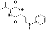 structure of CAS# 57105-42-7, N-(3-吲哚乙酰基)-L-缬氨酸