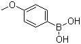 CAS # 5720-07-0, 4-Methoxyphenylboronic acid, p-Anisylboronic acid, p-Methoxybenzeneboronic acid