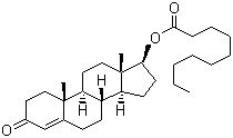 structure of CAS# 5721-91-5, 癸酸睾丸素