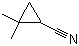2,2-Dimethylcyclopropyl cyanide molecular structure (CAS 5722-11-2)