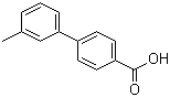CAS # 5728-33-6, 3'-Methylbiphenyl-4-carboxylic acid, 3'-Methyl-1,1'-biphenyl-4-carboxylic acid
