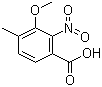 structure of CAS# 57281-77-3, 3-Methoxy-4-methyl-2-nitrobenzoic acid