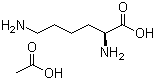 L-Lysine monoacetate molecular structure (CAS 57282-49-2)