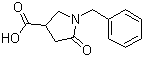 structure of CAS# 5733-86-8, 1-Benzyl-5-oxopyrrolidine-3-carboxylic acid