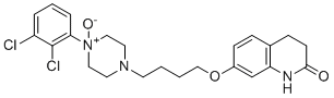 CAS # 573691-11-9, Aripiprazole N4-Oxide, 7-[4-[4-(2,3-dichlorophenyl)-4-oxidopiperazin-4-ium-1-yl]butoxy]-3,4-dihydro-1H-quinolin-2-one