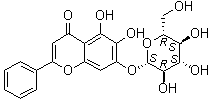 structure of CAS# 57396-78-8, Oroxin A