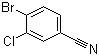 structure of CAS# 57418-97-0, 4-溴-3-氯苯腈